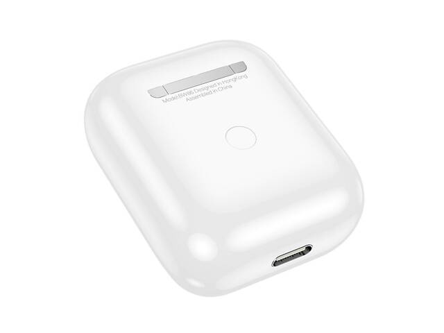 Беспроводные наушники BOROFONE BW86 Brocade true wireless BT headset with touch screen White yL. - Фото 6