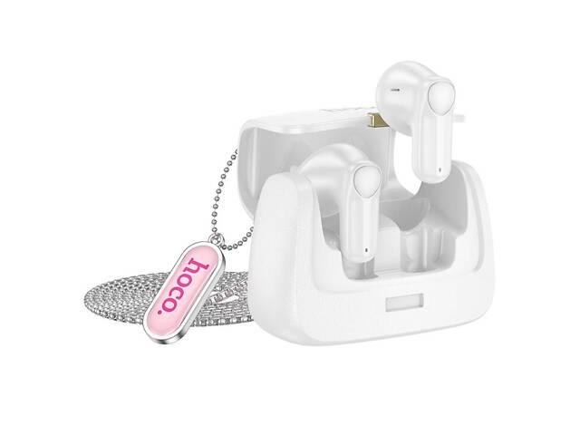 Беспроводные наушники HOCO DES35 Dawn handbag BT headset White yL. - Фото 2