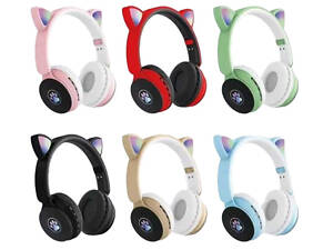 Беспроводные Наушники с кошачьими ушками Cat ST77M