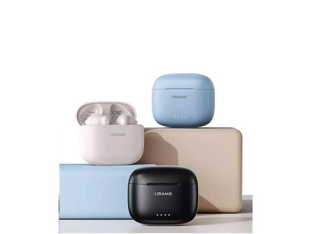 Беспроводные наушники Usams US14 Dual-mic ENC Earbuds - US Series BT 5.3 Black yL. - Фото 3