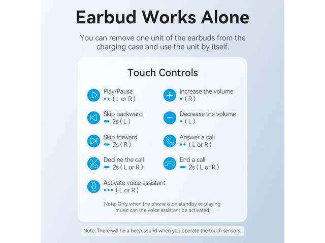 Беспроводные наушники Vention Elf Earbuds E03 Black (NBHB0) yL. - Фото 2