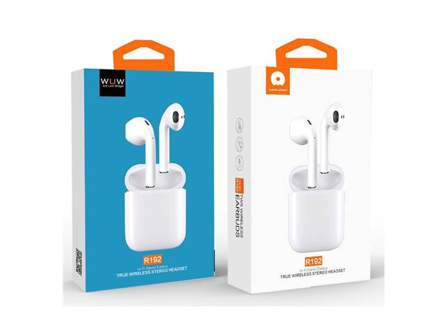 Беспроводные наушники WUW-R192 white yL. - Фото 2
