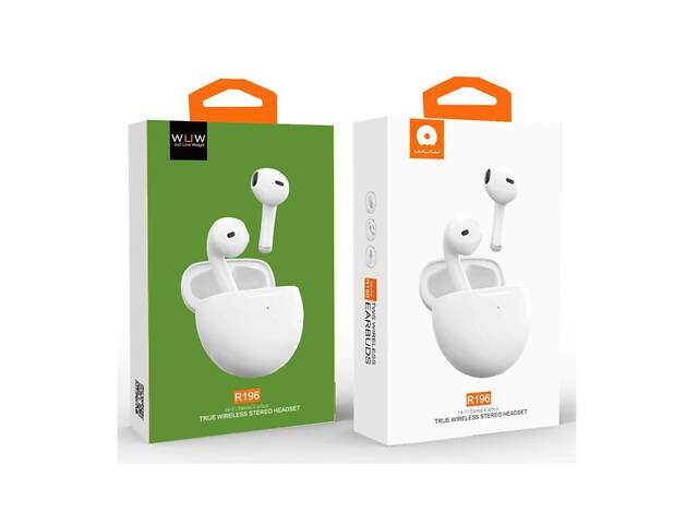 Беспроводные наушники WUW-R196 white yL. - Фото 2
