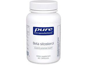 Бета-Ситостерол, Beta-Sitosterol, Pure Encapsulations, для мужчин, для улучшения мочеиспускания и здоровья, 90