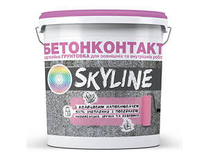 Бетонконтакт адгезионная грунтовка SkyLine 14 кг Розовый