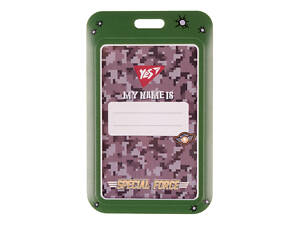 Бейдж вертикальний YES Military 940318 11х7 см