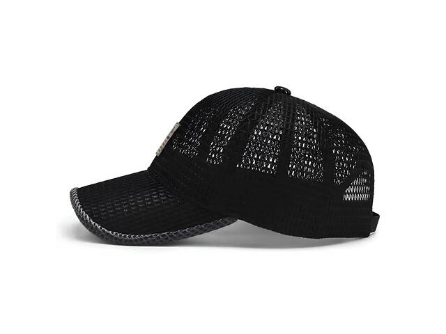 Бейсболка синя у сітку. Сітчаста бейсболка синього кольору. Синя кепка з гарною вентиляцією - Фото 8