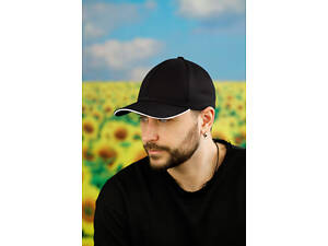 Бейсболка унісекс Braxton Soft Ray 57540 56-60 Чорний (57778)