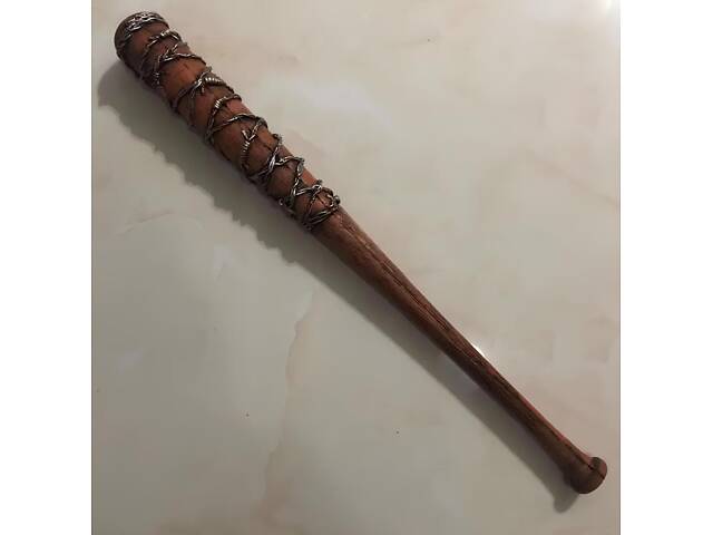 Бейсбольна бита RESTEQ Люсіль Нігана — The Walking Dead, 85 см, гумова, реалістична - Фото 2