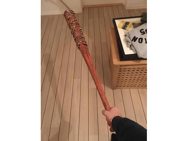 Бейсбольна бита RESTEQ Люсіль Нігана — The Walking Dead, 85 см, гумова, реалістична - Фото 5