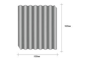 Безасбестовый шифер 5,8х1050х1600 мм