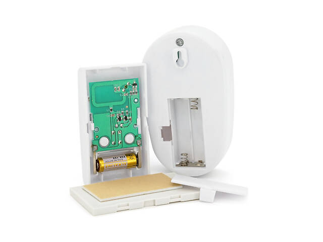 Бездротовий дверний дзвінок Luckarm 8853, приймач-передавач, 15 мелодій, світлооповіщення, дальність 90 - Фото 3