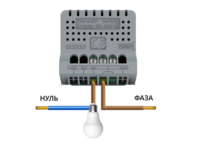 Бесконтактный выключатель 1 сенсор 2 розетки Livolo белый стекло (VL-C701/C7C2EU-PRO-11) - Фото 2