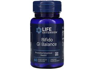 Бифидобактерии, Bifido GI Balance, Life Extension, 60 капсул