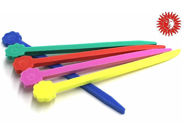 Бигуди для волос SPL Ромашка Soft Roller Flowers мягкие длина-180 мм 12 шт - Фото 1