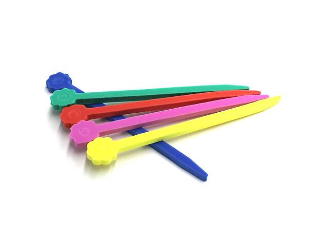 Бигуди для волос SPL Ромашка Soft Roller Flowers мягкие длина-180 мм 12 шт - Фото 3
