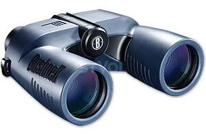 Бинокль Bushnell 7х50 'Marine Blue Porro' с компасом