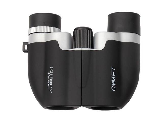 Бінокль Comet Pro Pocket LR-083 (8X21), чорний, в чохлі - Фото 4
