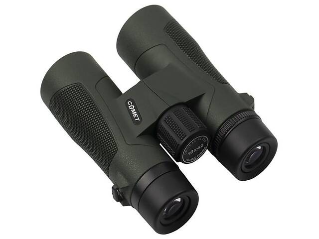 Бінокль Comet W13 (10x42A) waterproof, зелений, в чохлі - Фото 6
