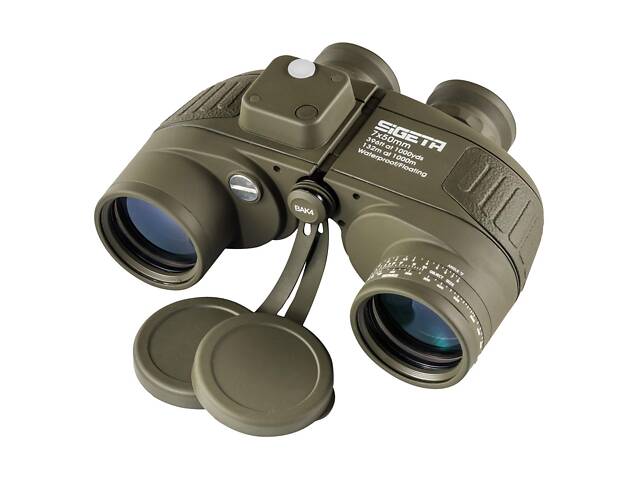 Бінокль SIGETA Admiral 7x50 Military floating/compass/reticle морський