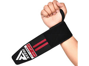 Бинти для зап'ясть (кистьові бинти) RDX GYM WRIST WRAP R11 BLACK/RED