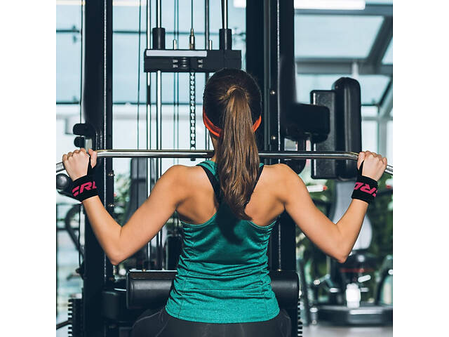 Бинти для зап'ясть (кистьові бинти) RDX W2 Gym Wrist Wraps Pink Pro - Фото 4