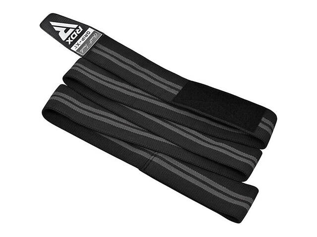 Бинти на коліна RDX KR11 GYM Knee Wrap Black/Grey - Фото 3