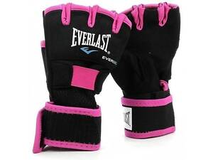Бинти-рукавиці для боксу Everlast EVERGEL HAND WRAPS Чорний Рожевий M/L (723791-70-84)