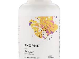 Біо-Гест, Травні ферменти, Bio-Gest, Thorne Research, 180 капсул
