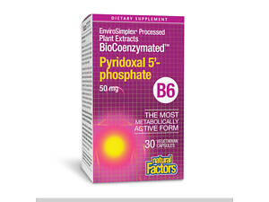 BioCoenzymated Pyridoxal 5'-phosphate 50mg - 30 vcaps