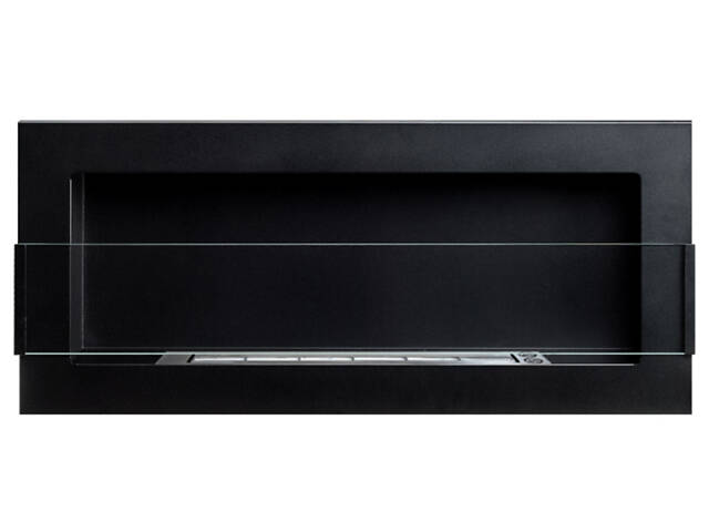 Біокамін GMT 900х400х120 BLACK MAT + СКЛО - Фото 3