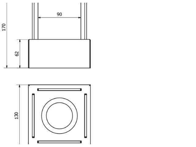 Біокамін 130х170х130 Білий Смарт - Фото 7