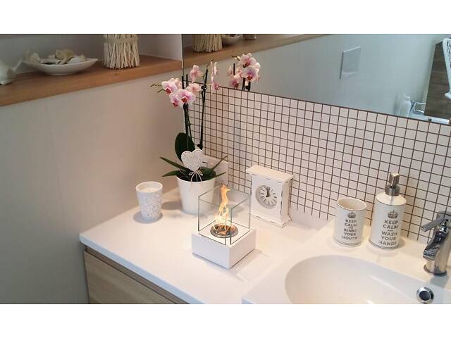 Біокамін 130х170х130 Білий Смарт - Фото 2