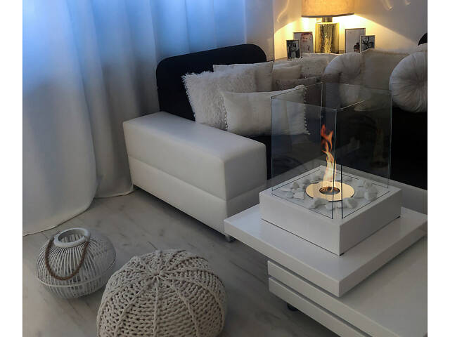 Биокамін GMT Sunset Garden 400х520х400 WHITE - Фото 2