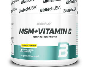 BioTech MSM + Vitamin C (150 g, lemon)