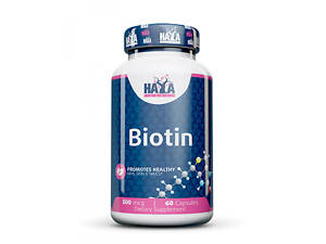 Биотин Haya Labs Biotin 500 mcg 60 caps