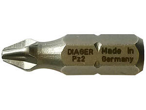 Бита крест. PZ 2 70мм Diager. Бита крестообразная Diager [96SD0096SDPZ2L0700]