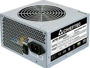 БЖ 500W Chieftec VALUE APB-500B8, 120 mm, 80+ White, Bulk