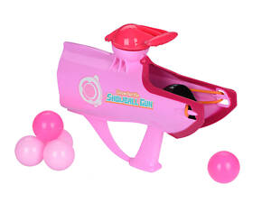 Бластер для дівчаток Same Toy сніжки та кулі 2в1 Pink iz15604