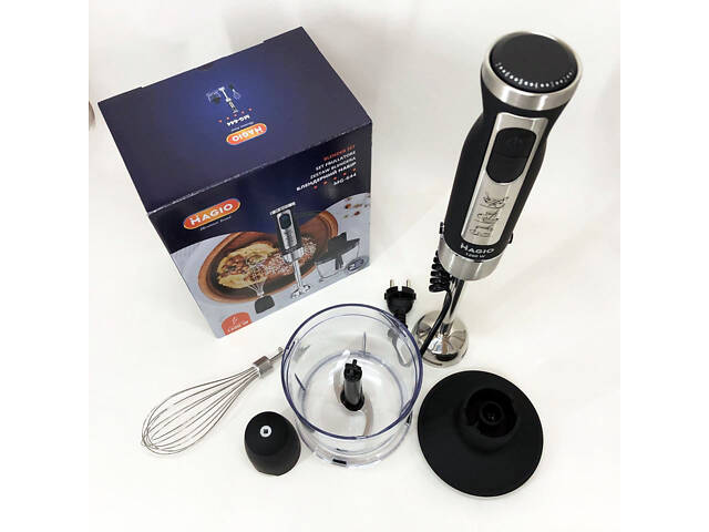 Блендер-подрібнювач занурювальний MAGIO MG-644 1200 Вт, блендер для дому, блендер для кухні, електричний - Фото 13