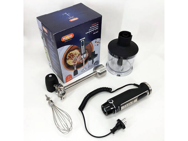 Блендер-подрібнювач занурювальний MAGIO MG-644 1200 Вт, блендер для дому, блендер для кухні, електричний - Фото 20