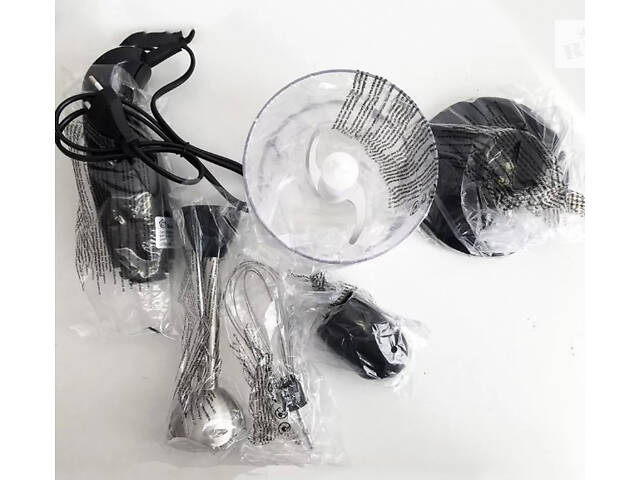 Занурювальний блендер DOMOTEC 3в1 500 Вт MS - 5103 - Фото 5