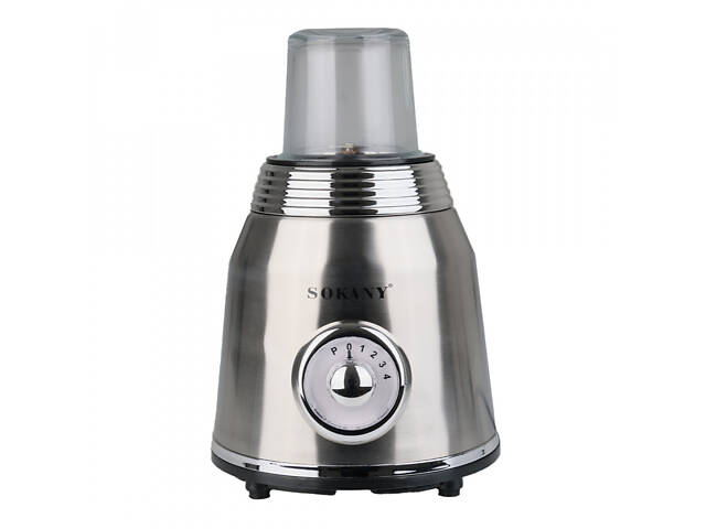 Блендер зі скляною чашею 1.5 літра для коктейлів та смузі портативний 4 режими швидкості 800 Вт Sokany - Фото 2