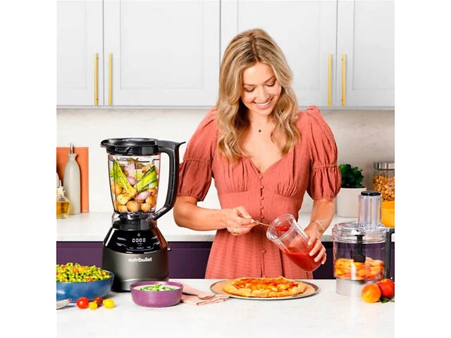 Блендер стаціонарний Nutribullet Triple Prep System NBF580B 1500 Вт чорний - Фото 7