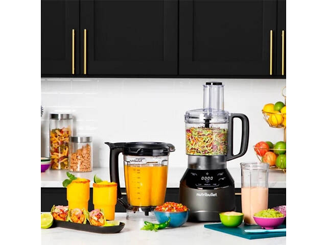 Блендер стаціонарний Nutribullet Triple Prep System NBF580B 1500 Вт чорний - Фото 8