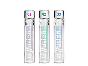 Блеск для губ Parisa Cosmetics Diffusion c голографическим эффектом DFG-03, 04 Пурпурный хрусталь