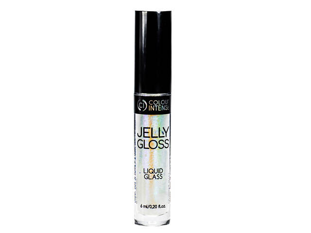 Блеск для губ с шиммером Colour Intense Jelly Gloss LG-131 № 015 Прозрачный с голубым шиммером