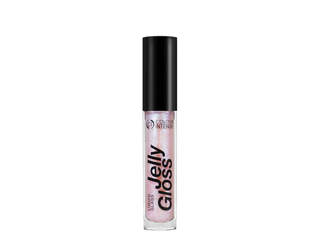 Блеск для губ с шиммером Colour Intense Jelly Gloss LG-131 № 018 Светло-розовый с голубым блеском - Фото 3