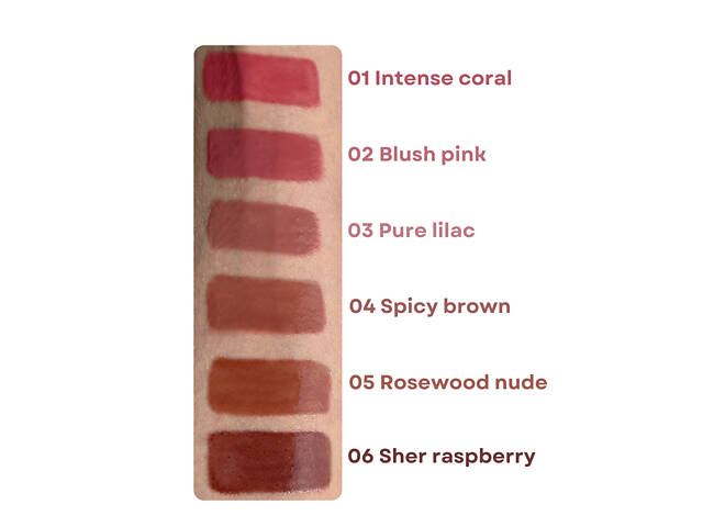 Блеск для губ увлажняющий Parisa Cosmetics Hydro Shine Lip Gloss (PHL-06), 06 Sher raspberry Коричневый - Фото 3