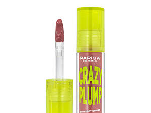 Блеск-плампер для объема губ Parisa Cosmetics Crazy Plump, 5,5 мл , 105 Teddy nude Розово-коричневый